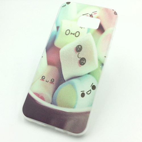 Handyh�lle Schutzh�lle f�r Samsung Galaxy S7 Edge Case Cover Bumper Etuis Silikon Mehrfarbig