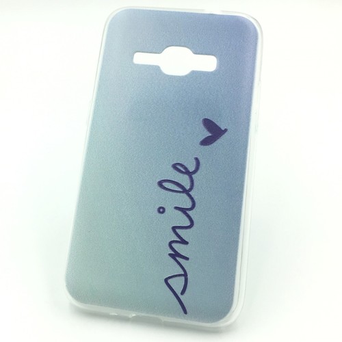 Handyh�lle Schutzh�lle f�r Samsung Galaxy J1 (2016) Case Cover Bumper Etuis Silikon Blau