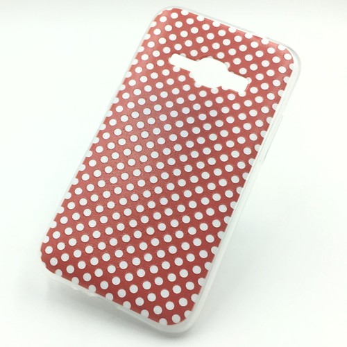 Handyh�lle Schutzh�lle f�r Samsung Galaxy J1 (2016) Case Cover Bumper Etuis Silikon Rot