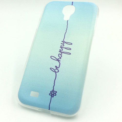 Handyh�lle Schutzh�lle f�r Samsung Galaxy S4 Case Cover Bumper Etuis Silikon Blau