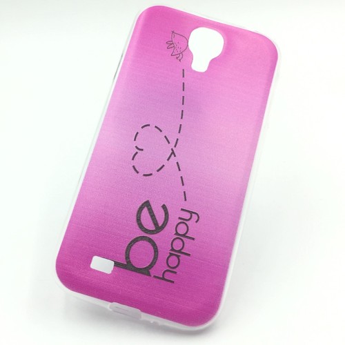 Handyh�lle Schutzh�lle f�r Samsung Galaxy S4 Case Cover Bumper Etuis Silikon Pink