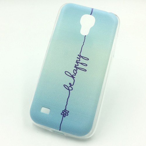 Handyh�lle Schutzh�lle f�r Samsung Galaxy S4 Mini Case Cover Bumper Etuis Silikon Blau
