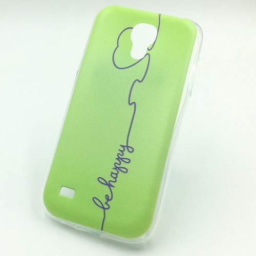 Handyh�lle Schutzh�lle f�r Samsung Galaxy S4 Mini Case Cover Bumper Etuis Silikon Gr�n