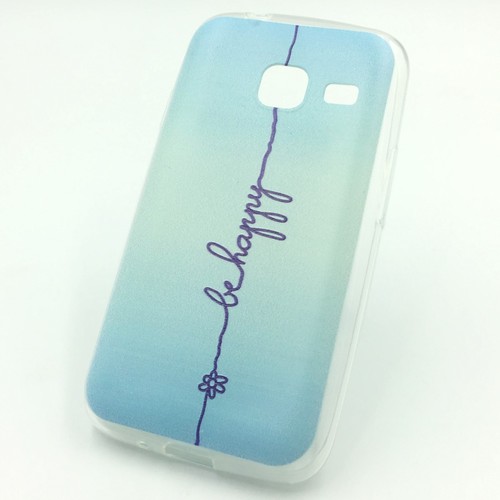 Handyhlle Schutzhlle fr Samsung Galaxy J1 Mini Case Cover Bumper Etuis Silikon Blau