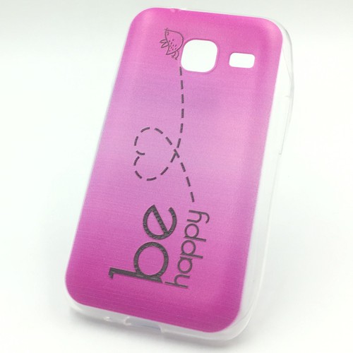 Handyh�lle Schutzh�lle f�r Samsung Galaxy J1 Mini Case Cover Bumper Etuis Silikon Pink