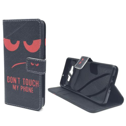 Handyh�lle Tasche f�r Handy Samsung Galaxy A5 Dont Touch My Phone Rot