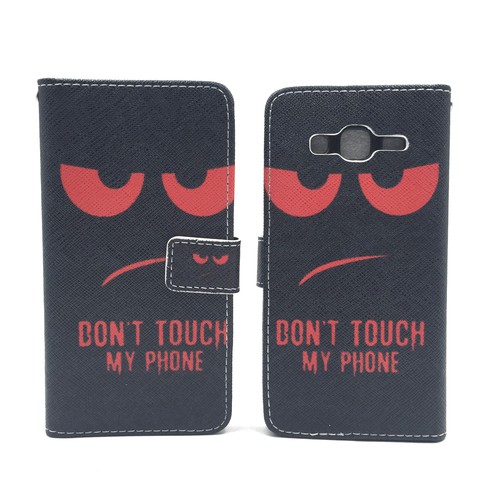 Handyh�lle Tasche f�r Handy Samsung Galaxy J5 Dont Touch My Phone Rot