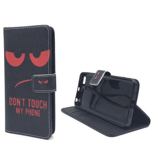 Handyh�lle Tasche f�r Handy Xiaomi Mi 5 Dont Touch My Phone Rot