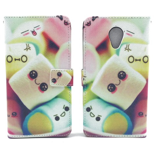 Handyh�lle Tasche f�r Handy Wiko Robby  Schriftzug Marshmallows