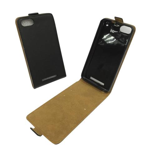 Handyh�lle Tasche f�r Handy Wiko Lenny 3 Schwarz