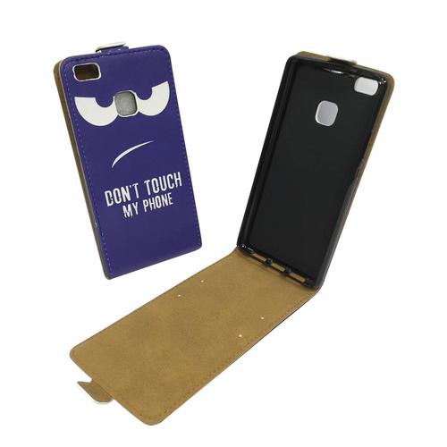 Dont Touch My Phone Handyhlle Huawei P9 Lite Klapphlle Flip Case