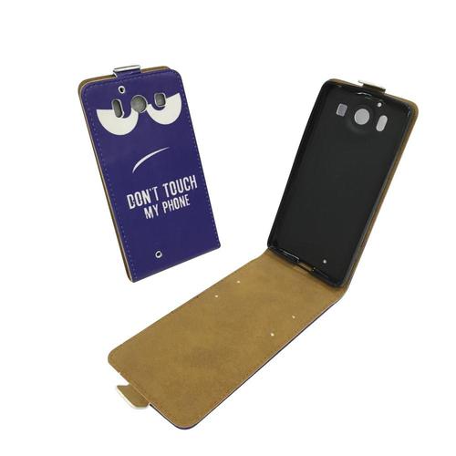 Handyh�lle Tasche f�r Handy Microsoft Lumia 950 Dont Touch my Phone