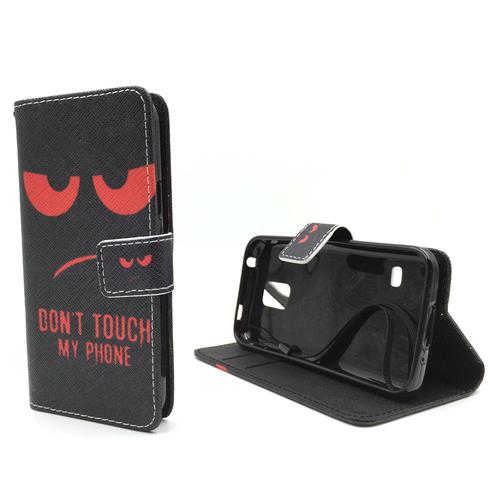 Handyh�lle Tasche f�r Handy Samsung Galaxy S5 Mini Dont Touch Rot