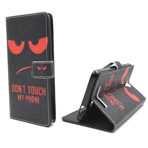 Handyh�lle Tasche f�r Handy Xiaomi Redmi Note 2 Dont Touch Rot