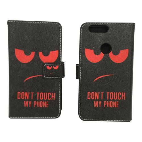 Dont Touch My Phone Handyh�lle Huawei Honor 8 Klapph�lle Wallet Case