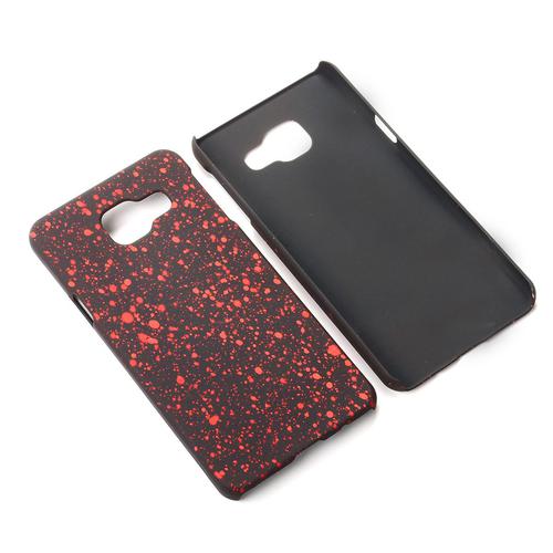 Handy H�lle Schutz Case Bumper Schale f�r Samsung Galaxy A3 2016 3D Sterne Rot