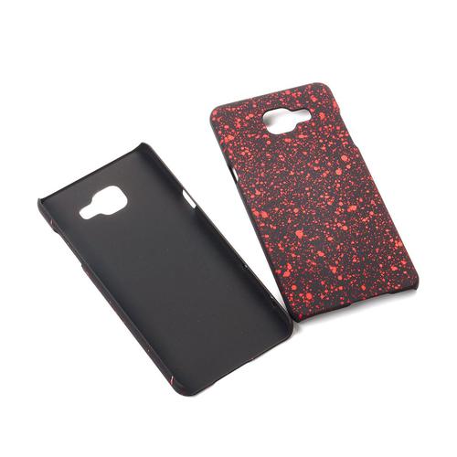 Handy H�lle Schutz Case Bumper Schale f�r Samsung Galaxy A5 2016 3D Sterne Rot