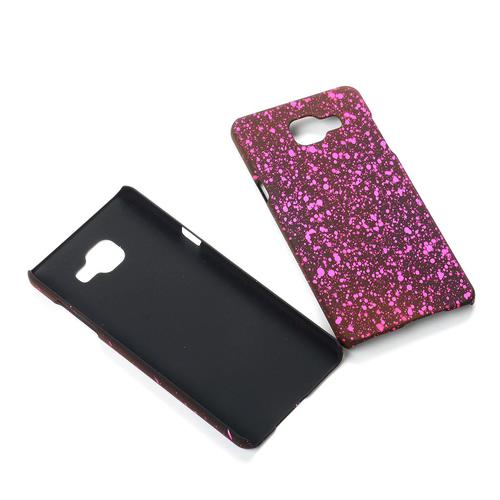 Handy H�lle Schutz Case Bumper Schale f�r Samsung Galaxy A5 2016 3D Sterne Pink