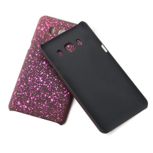 Handy H�lle Schutz Case Bumper Schale f�r Samsung Galaxy J7 2016 3D Sterne Pink