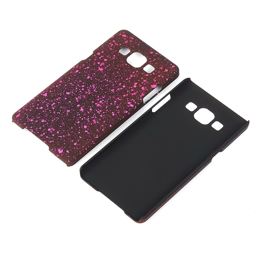 Handy H�lle Schutz Case Bumper Schale f�r Samsung Galaxy A5 2015 3D Sterne Pink