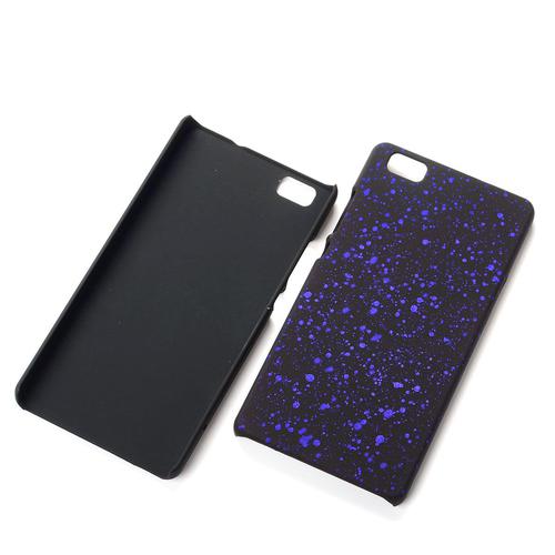 Handy H�lle Schutz Case Bumper Schale f�r Huawei P8 Lite 3D Sterne Lila