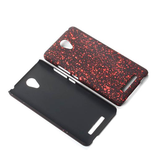 Handy H�lle Schutz Case Bumper Schale f�r Xiaomi Redmi Note 2 3D Sterne Rot
