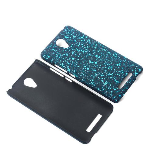 Handy H�lle Schutz Case Bumper Schale f�r Xiaomi Redmi Note 2 3D Sterne T�rkis