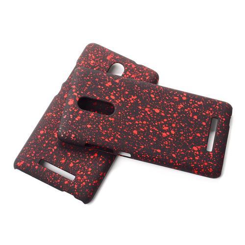 Handy H�lle Schutz Case Bumper Schale f�r Xiaomi Redmi Note 3 3D Sterne Rot