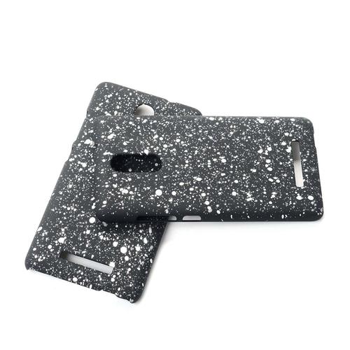 Handy H�lle Schutz Case Bumper Schale f�r Xiaomi Redmi Note 3 3D Sterne Wei�