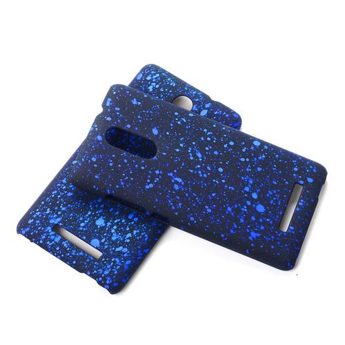 Handy H�lle Schutz Case Bumper Schale f�r Xiaomi Redmi Note 3 3D Sterne Blau