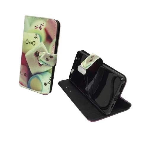 Handyh�lle Tasche f�r Handy Xiaomi Redmi Pro Schriftzug Marshmallows