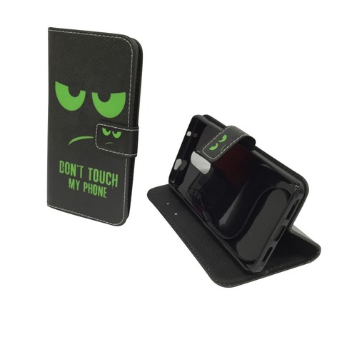 Handyh�lle Tasche f�r Handy Xiaomi Redmi Pro Dont Touch My Phone Gr�n