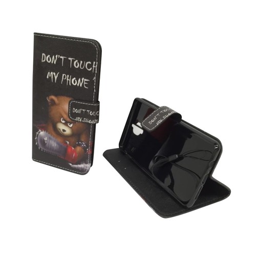 Handyh�lle Tasche f�r Handy OnePlus 3 / Three Schriftzug B�r mit Kettens�ge