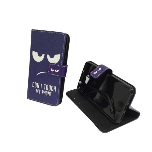 Dont Touch My Phone Handyh�lle Huawei Y5 II Klapph�lle Wallet Case