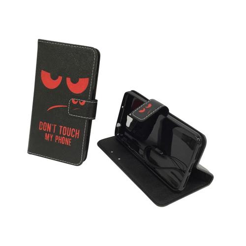 Dont Touch My Phone Handyh�lle Huawei Y5 II Klapph�lle Wallet Case