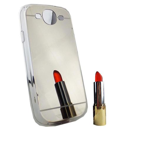 Samsung Galaxy S3 / S3 NEO Handy H�lle Spiegel Mirror Soft-Case Schutz-Cover Silber