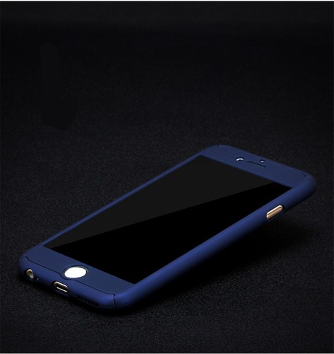 Handyh�lle Schutzh�lle f�r Samsung Galaxy S6 Full Case Cover Displayschutz 360 Blau