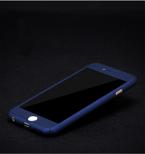 Handyh�lle Schutzh�lle f�r Huawei P9 Lite Full Case Cover Displayschutz 360 Blau