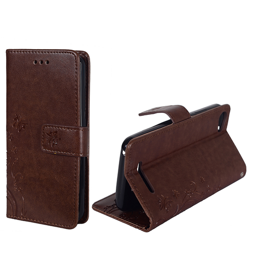 Schutz Hlle Blumen fr Handy Wiko Jerry Coffee