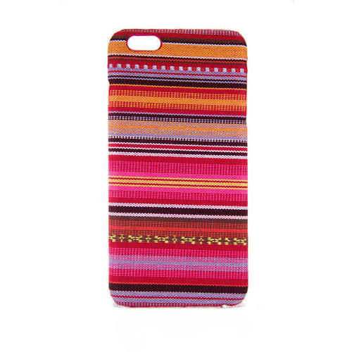 Handyh�lle aus Stoff-Case f�r Apple iPhone 6 / 6s Plus Cover Etuis Bumper Bunt