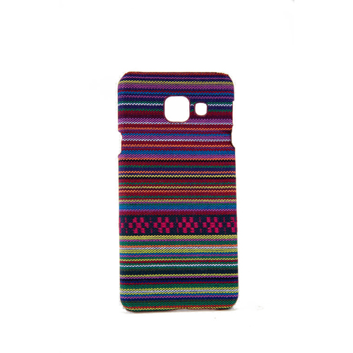 Handyh�lle aus Stoff-Case f�r Samsung Galaxy A3 2016 Cover Etuis Bumper Violett