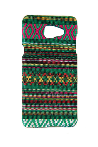 Handyh�lle aus Stoff-Case f�r Samsung Galaxy A5 2016 Cover Etuis Bumper Gr�n