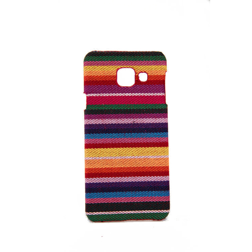 Handyh�lle aus Stoff-Case f�r Samsung Galaxy A5 2016 Cover Etuis Bumper Bunt