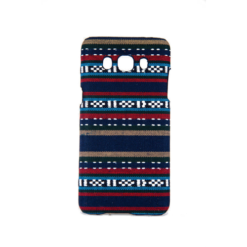 Handyh�lle aus Stoff-Case f�r Samsung Galaxy J5 2016 Cover Etuis Bumper Blau