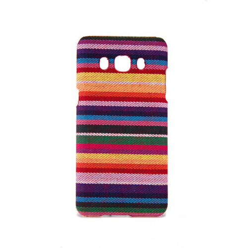 Handyh�lle aus Stoff-Case f�r Samsung Galaxy J5 2016 Cover Etuis Bumper Bunt