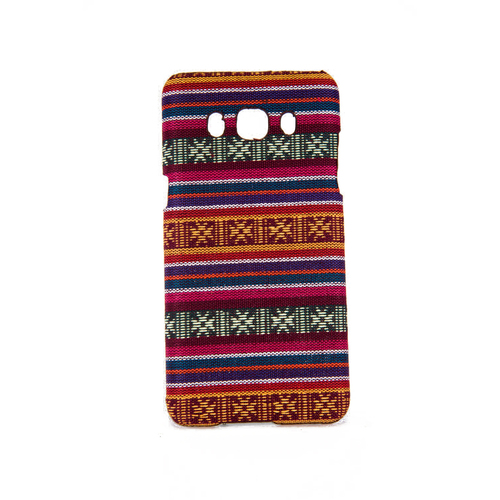 Handyh�lle aus Stoff-Case f�r Samsung Galaxy J5 2016 Cover Etuis Bumper Pink