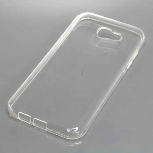 Handy H�lle TPU Schutz Case Bumper Schale f�r Samsung Galaxy A7 2017 Transparent Neu