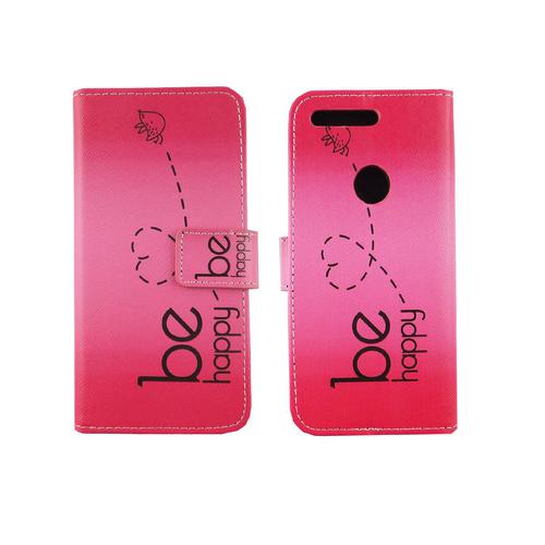 Handyh�lle Tasche f�r Handy Google Pixel Be Happy Pink