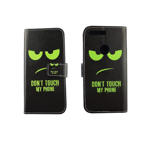 Handyh�lle Tasche f�r Handy Google Pixel Dont Touch My Phone Gr�n