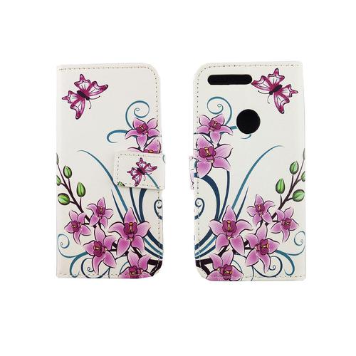 Handyh�lle Tasche f�r Handy Google Pixel Lotusblume